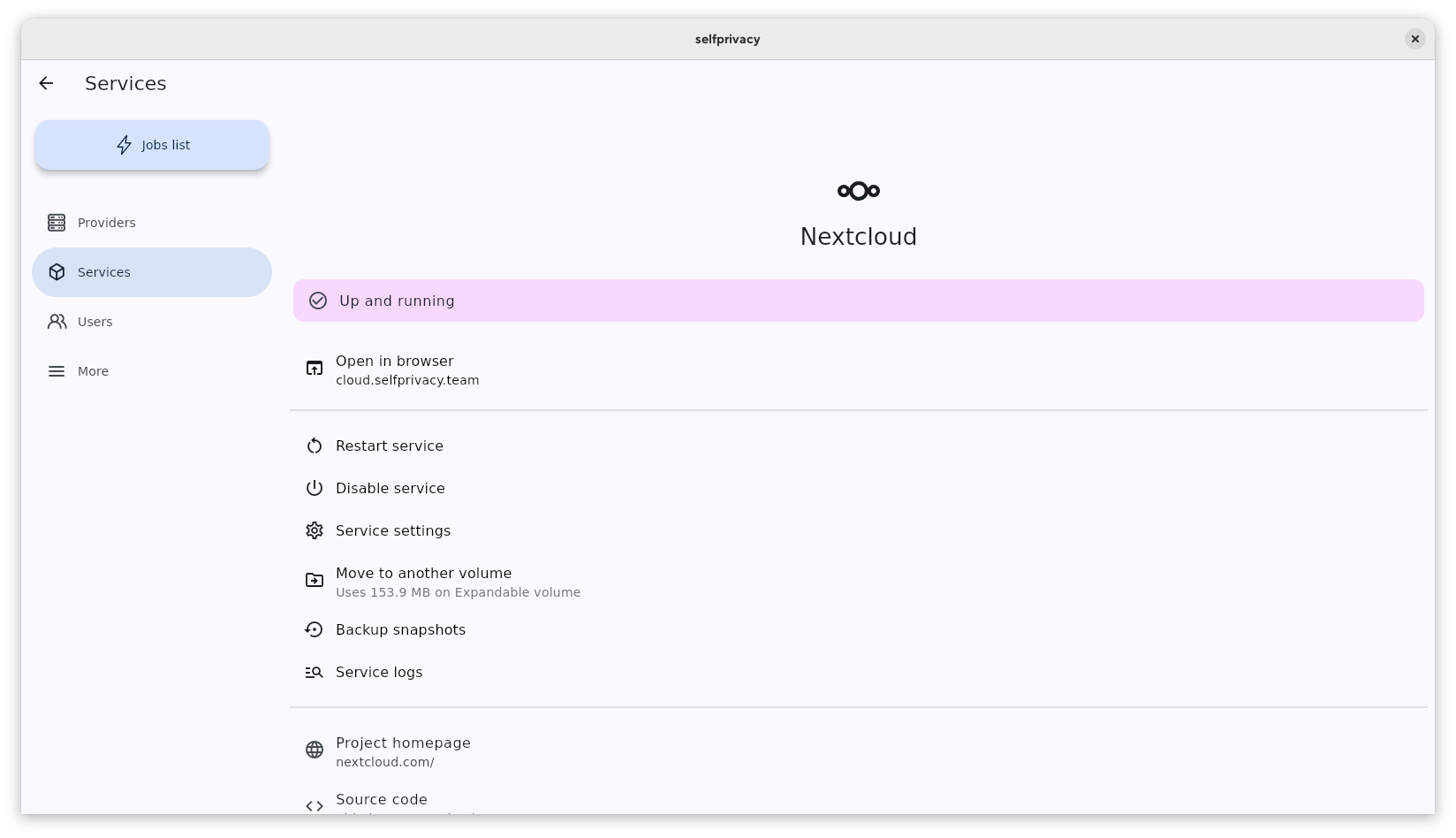 Screenshot 5 of SelfPrivacy