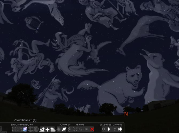 Stellarium screenshot 1