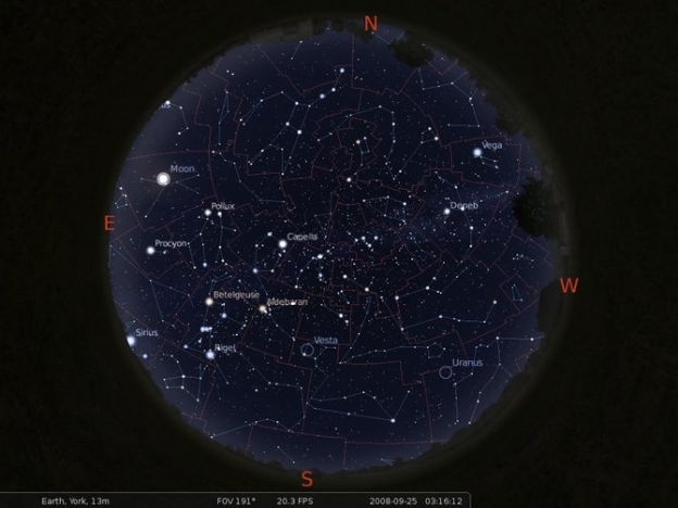 Stellarium screenshot 4