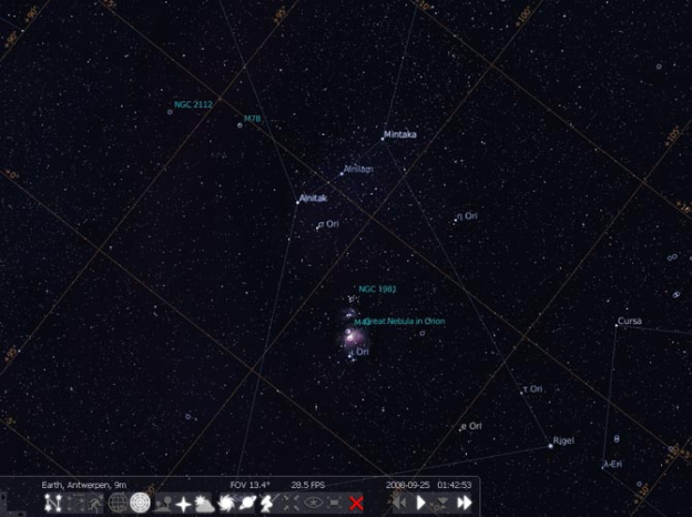 Stellarium screenshot 5
