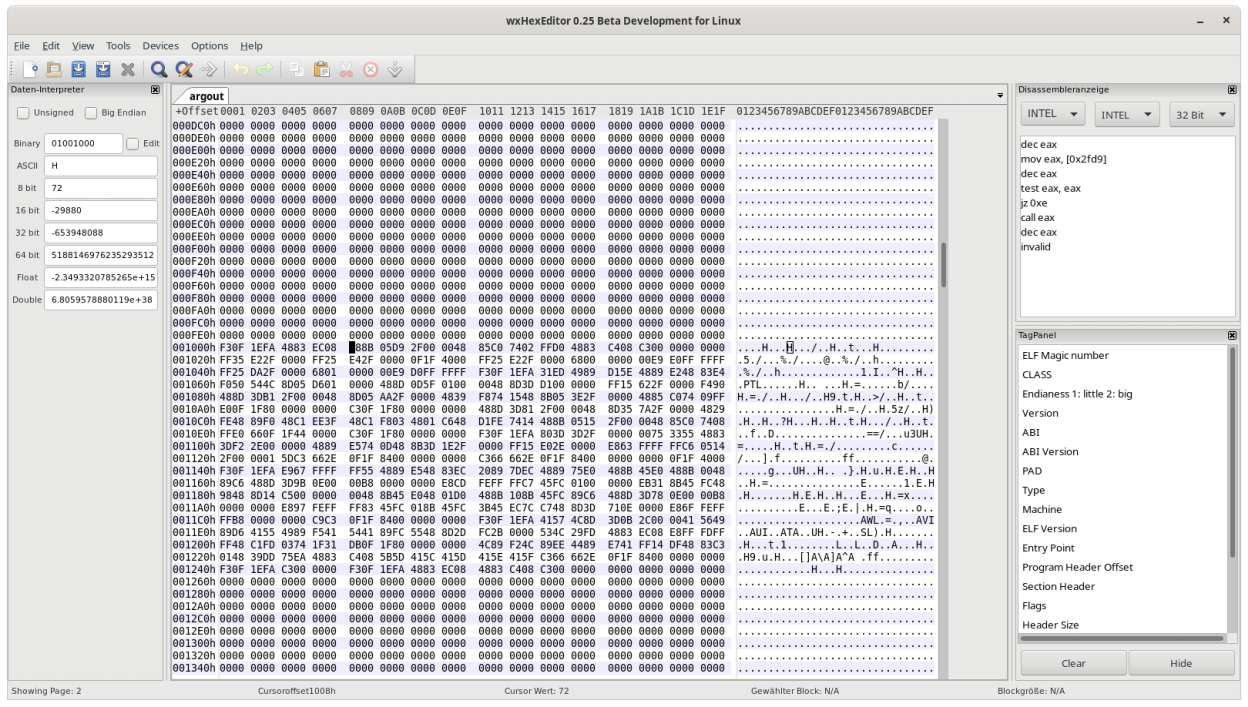 wxHexEditor screenshot