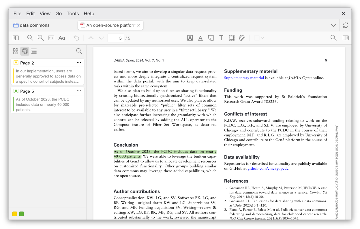 Zotero screenshot 2