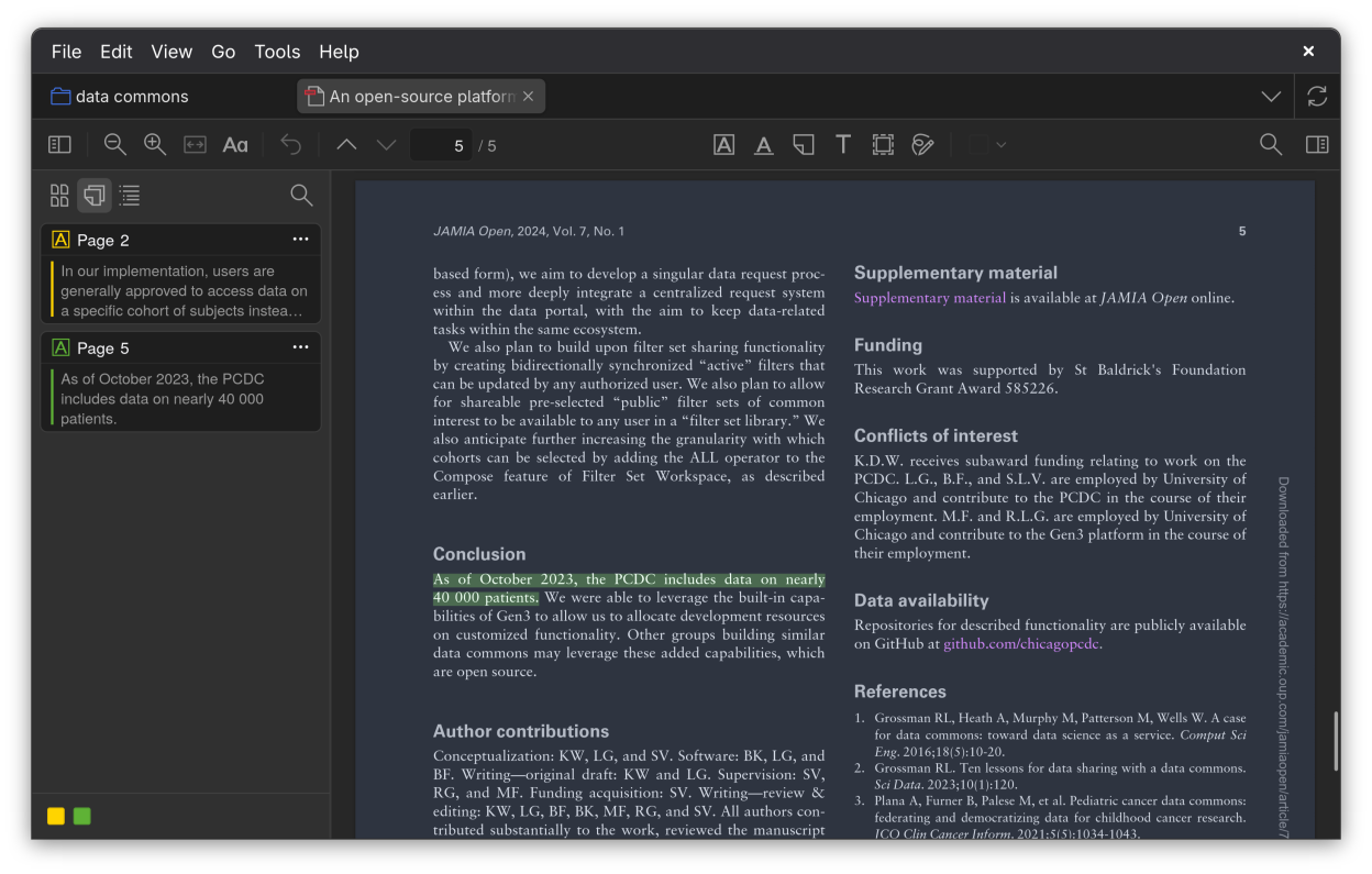 Zotero screenshot 4
