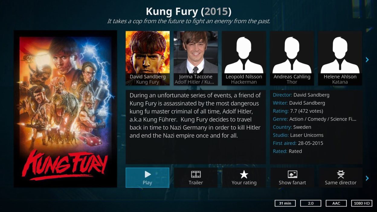 Kodi screenshot 3