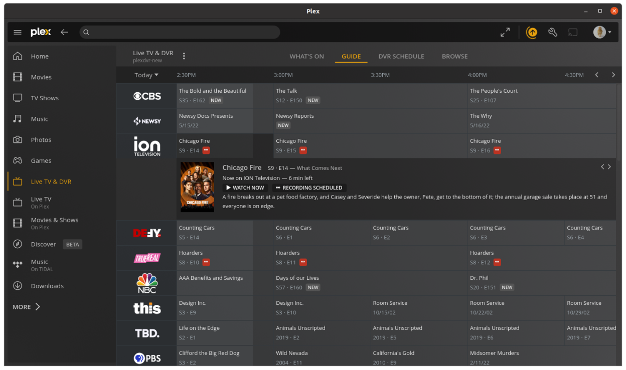 Plex screenshot 2