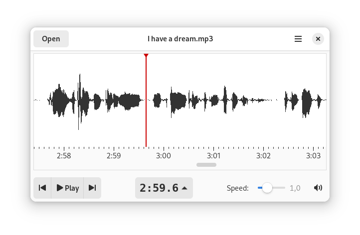 Screenshot 1 of Parlatype