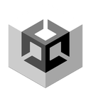 Logo aplikace Unity Hub