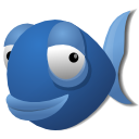 Sovelluksen Bluefish logo