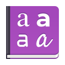 Logo aplikace Fonts