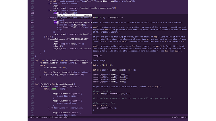 helix text editor configuration