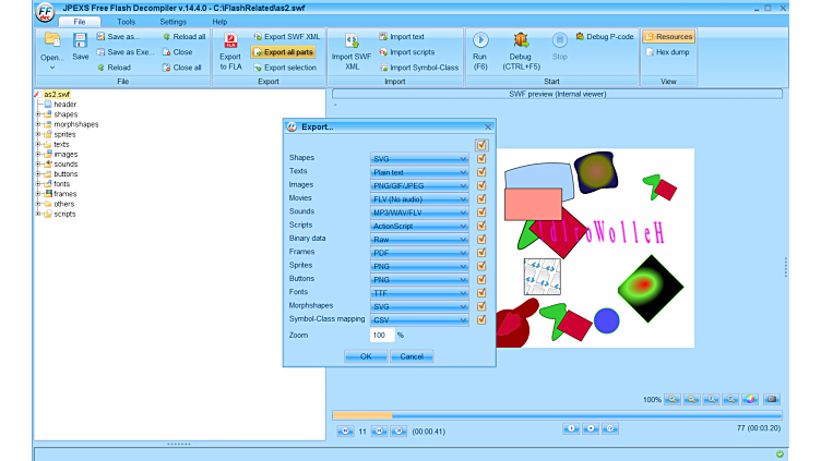 JPEXS Free Flash Decompiler Flathub JPEXS Free Flash Decompiler Flathub