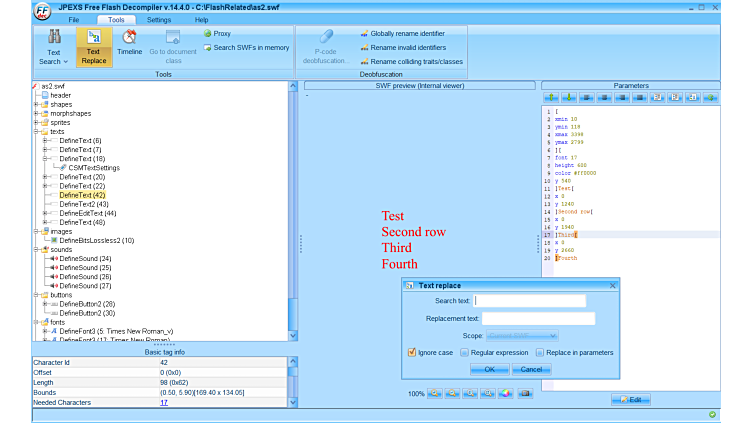 jpexs free flash decompiler