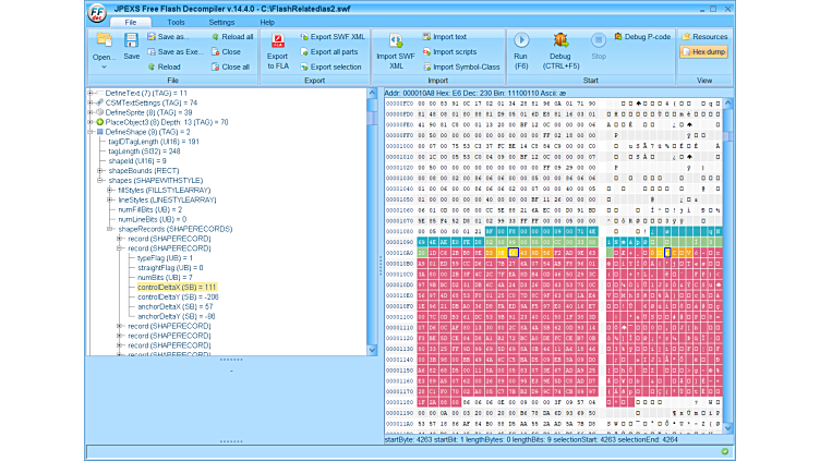 jpexs free flash decompiler