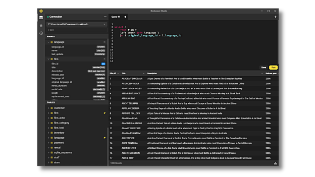 Modern Oracle SQL Editor and Database Manager - Beekeeper Studio 