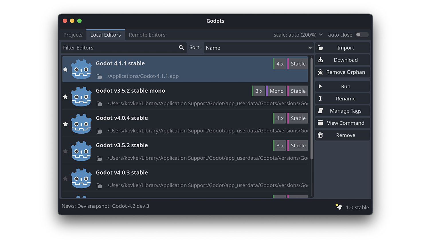 Установить «Godots» на Linux | Flathub