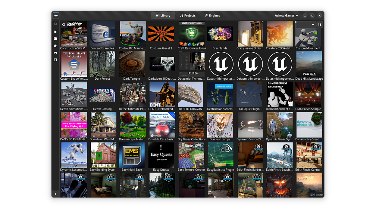 Epic asset manager flathub