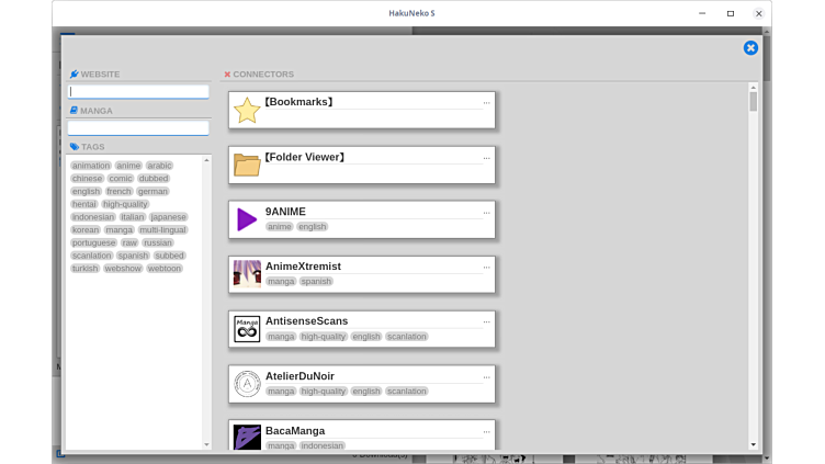 Manga & Anime Downloader - HakuNeko