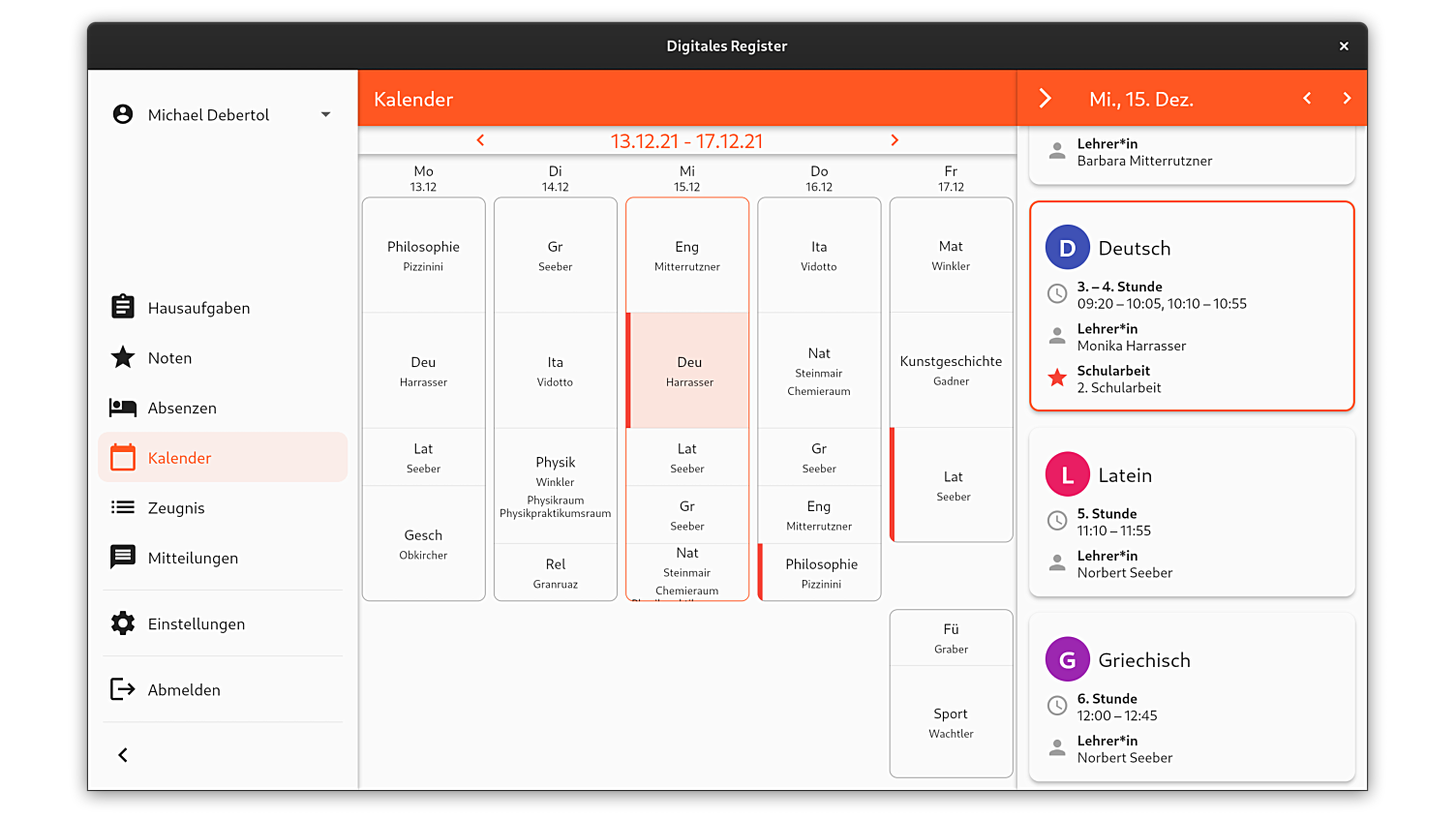 Digitales Register Flathub