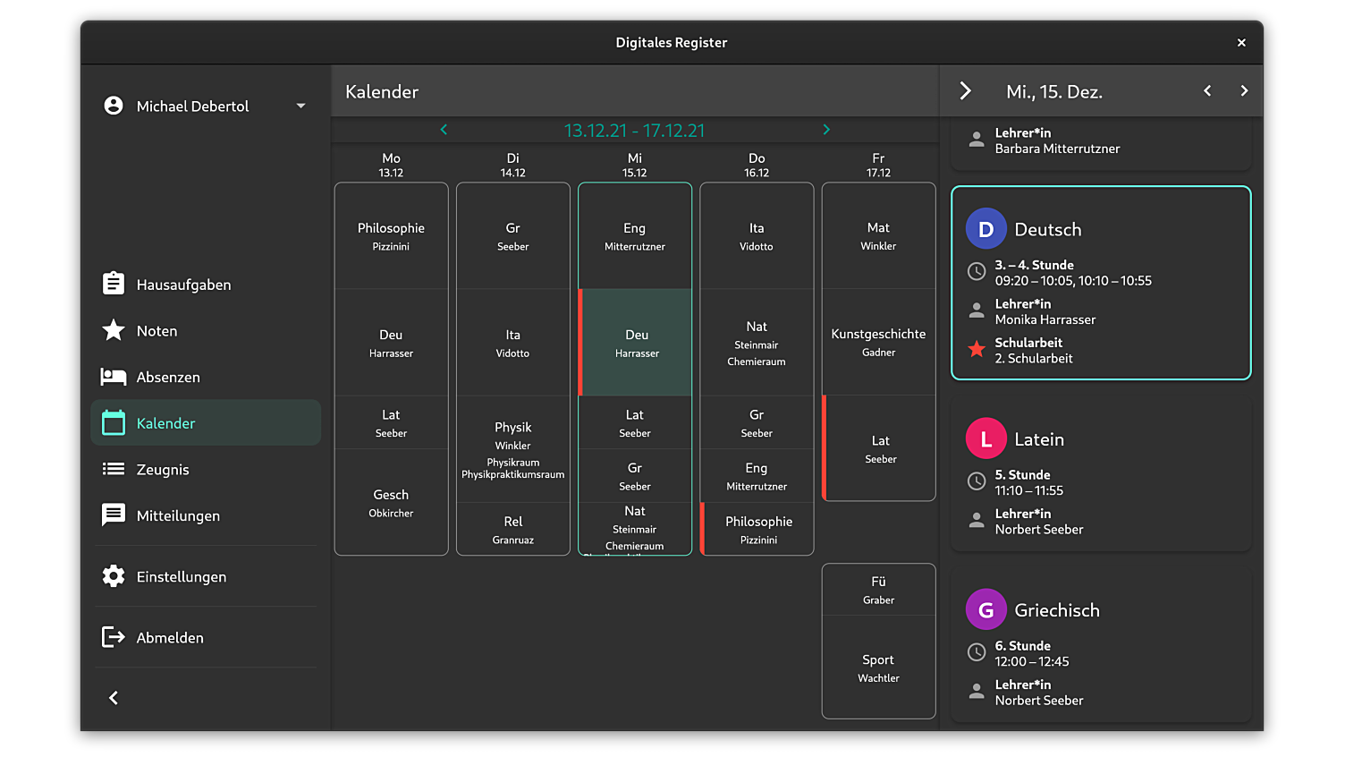 Digitales Register Flathub