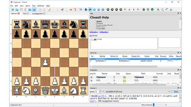 ChessX - chess database and FICS client - LinuxLinks