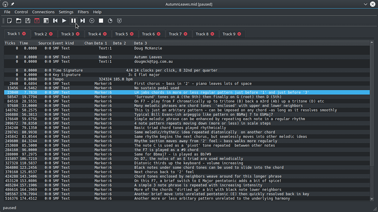 MidiPiano - MIDI File Player/Recorder