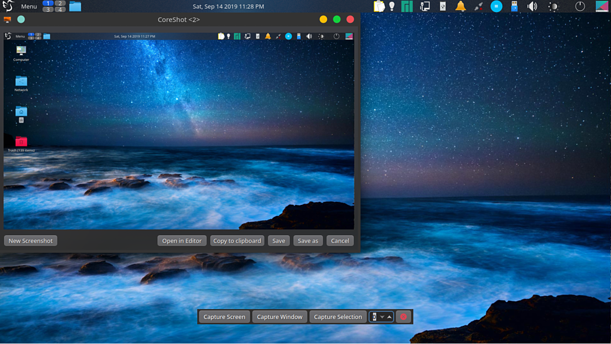 Coreshot flathub