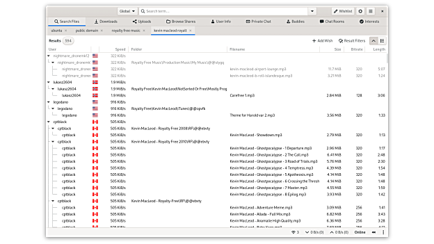 nicotine+ - Soulseek P2P Client - Linux GUI 