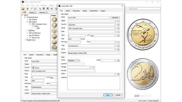 OpenNumismat Linux Flathub