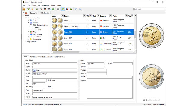 Install OpenNumismat on Linux Flathub